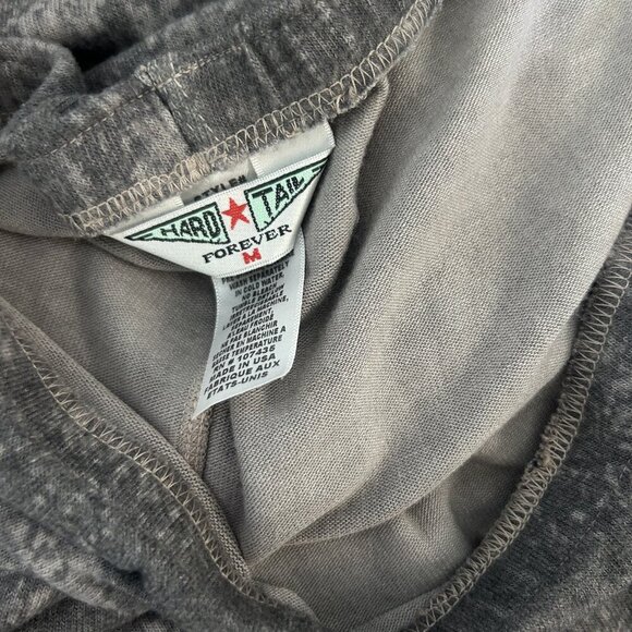 Hard Tail Forever Gray Mottled Print Outfit - Cowl Neck Top and Skirt - Picture 9 of 9